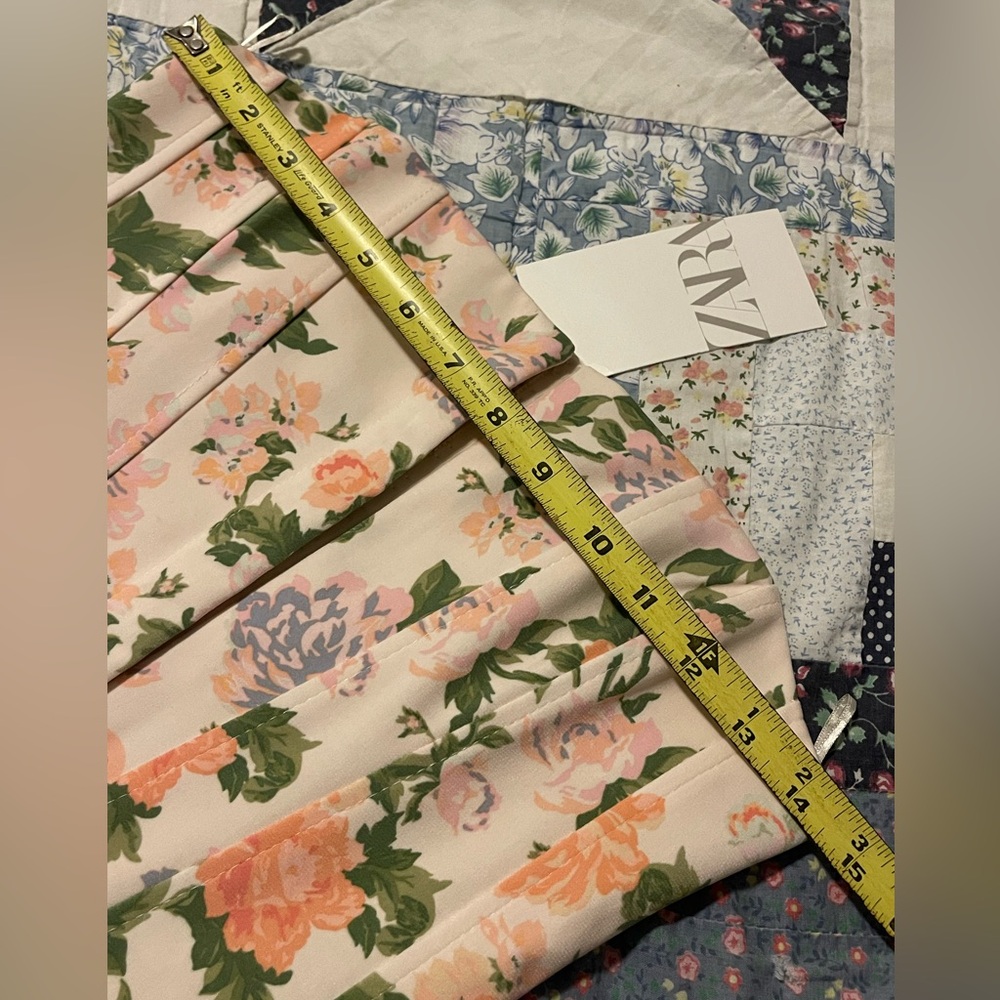 NWT Zara floral Corset top sz XS 🌸 - Picture 3 of 11